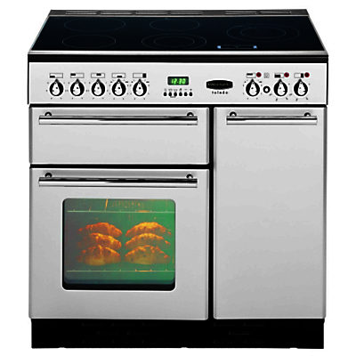 Rangemaster Toledo 90 Electric Range Cooker, Stainless Steel